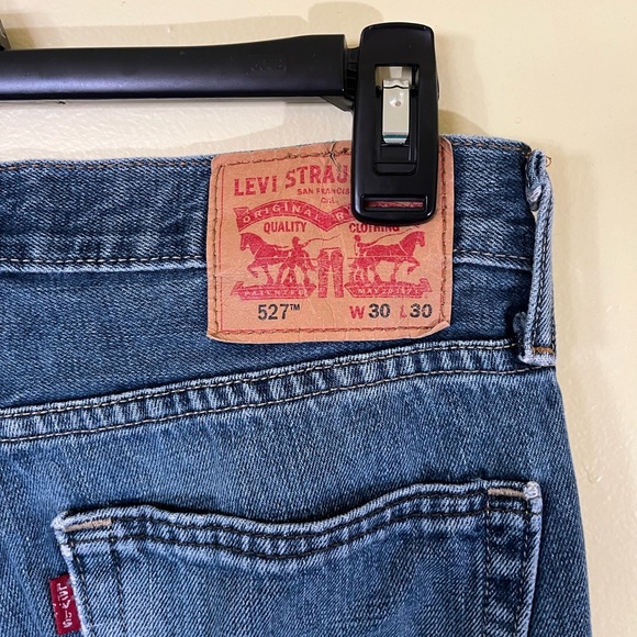 Levi Strauss 527 Classic Blue Mens Denim Jeans 30x30 - Picture 6 of 6